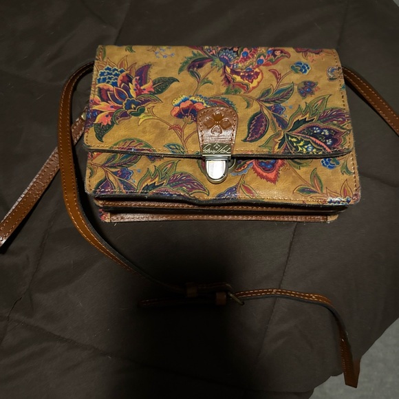 Patricia Nash Multicolor Floral Crossbody Bag - Picture 1 of 5